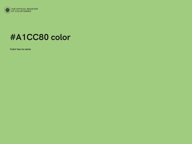 #A1CC80 color image