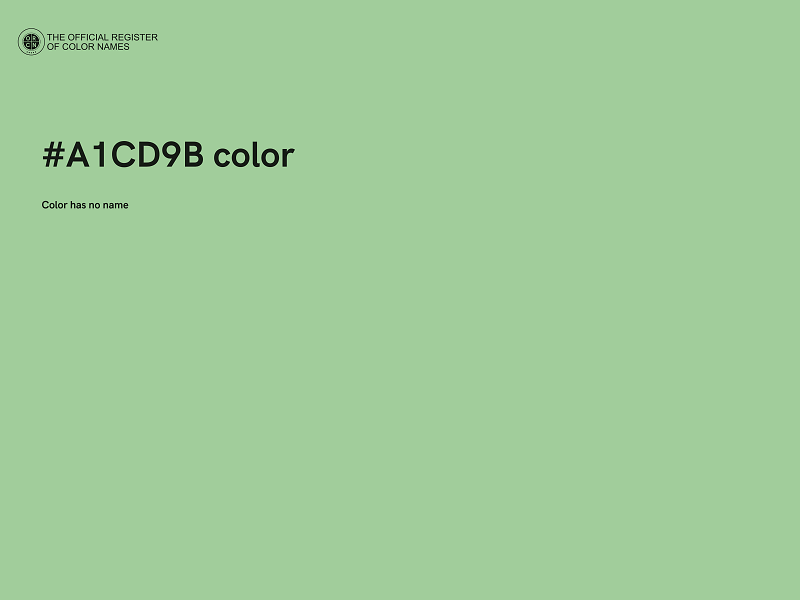 #A1CD9B color image