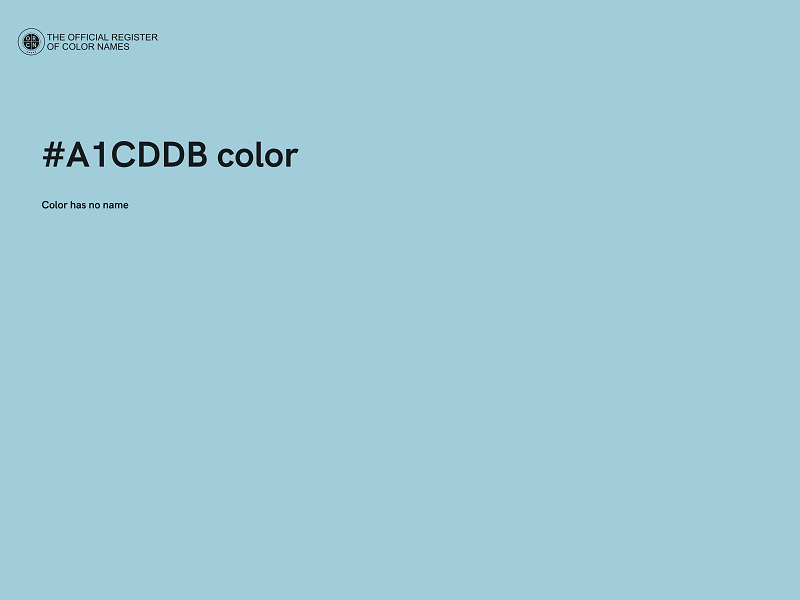 #A1CDDB color image