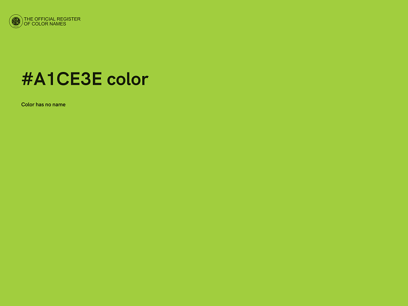 #A1CE3E color image