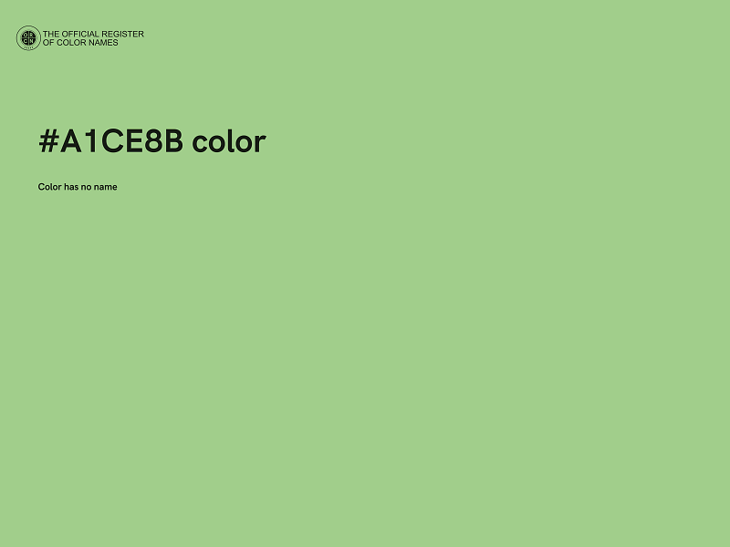 #A1CE8B color image