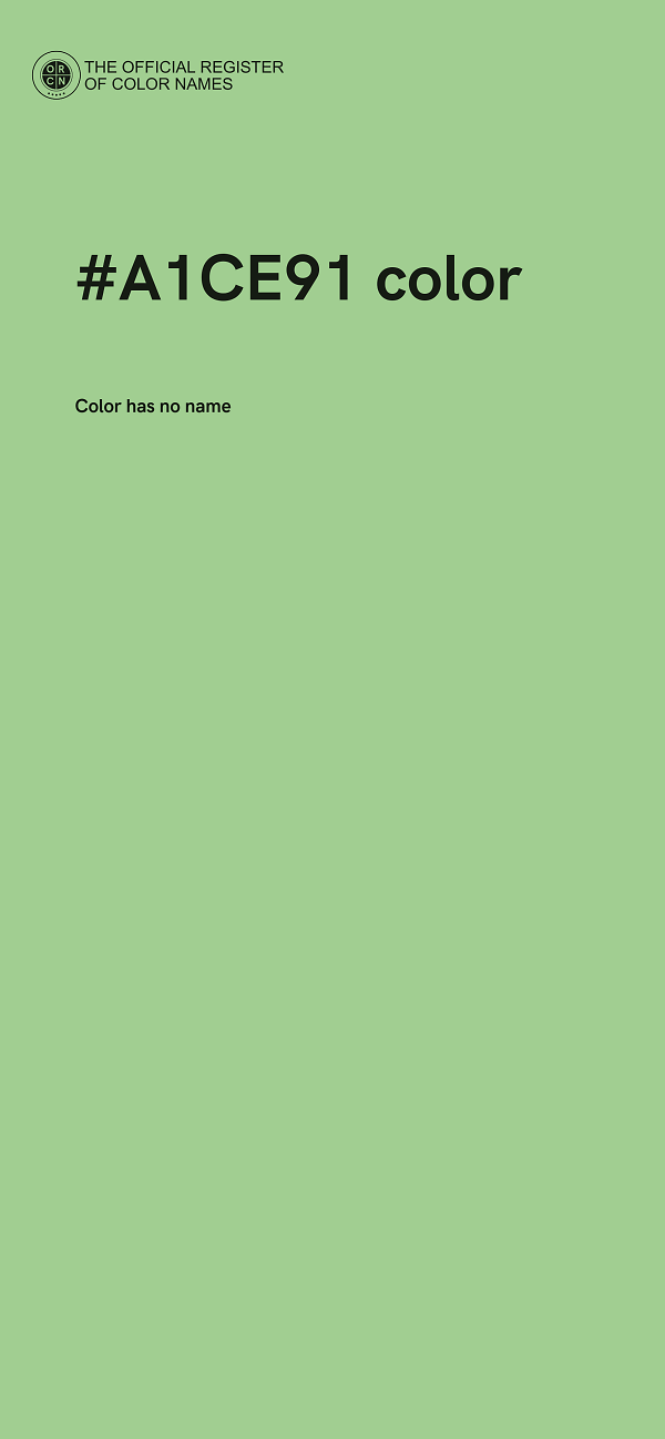 #A1CE91 color image