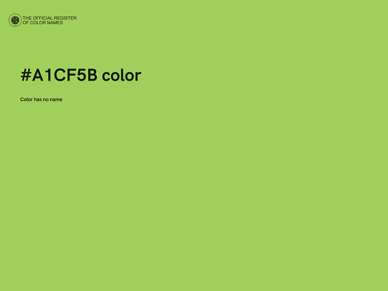 #A1CF5B color image