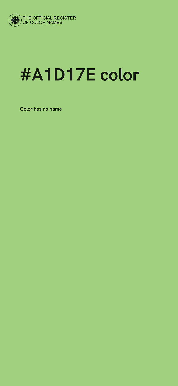 #A1D17E color image