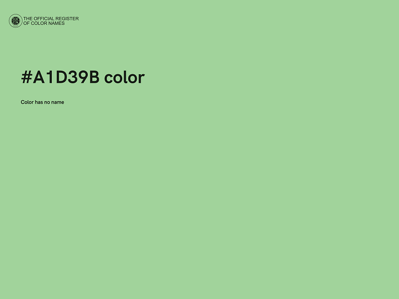 #A1D39B color image