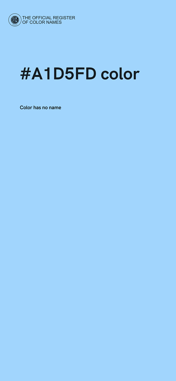 #A1D5FD color image