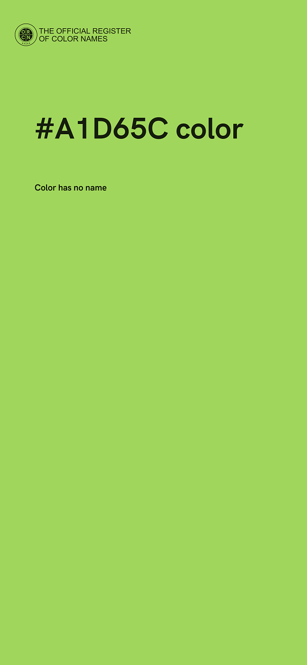 #A1D65C color image