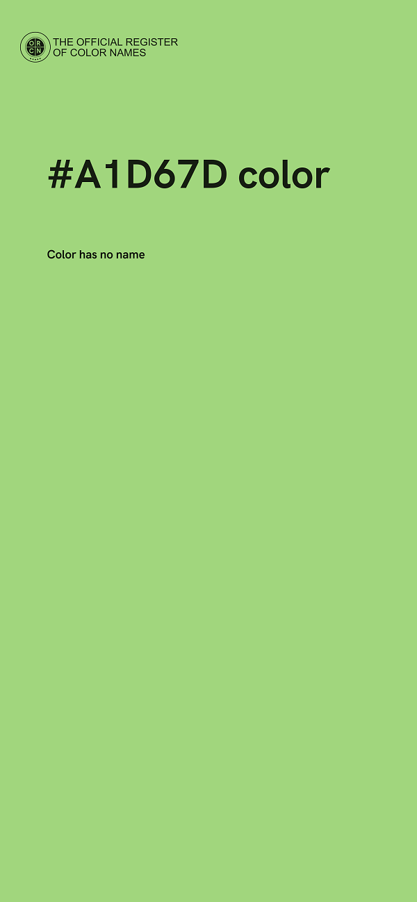 #A1D67D color image