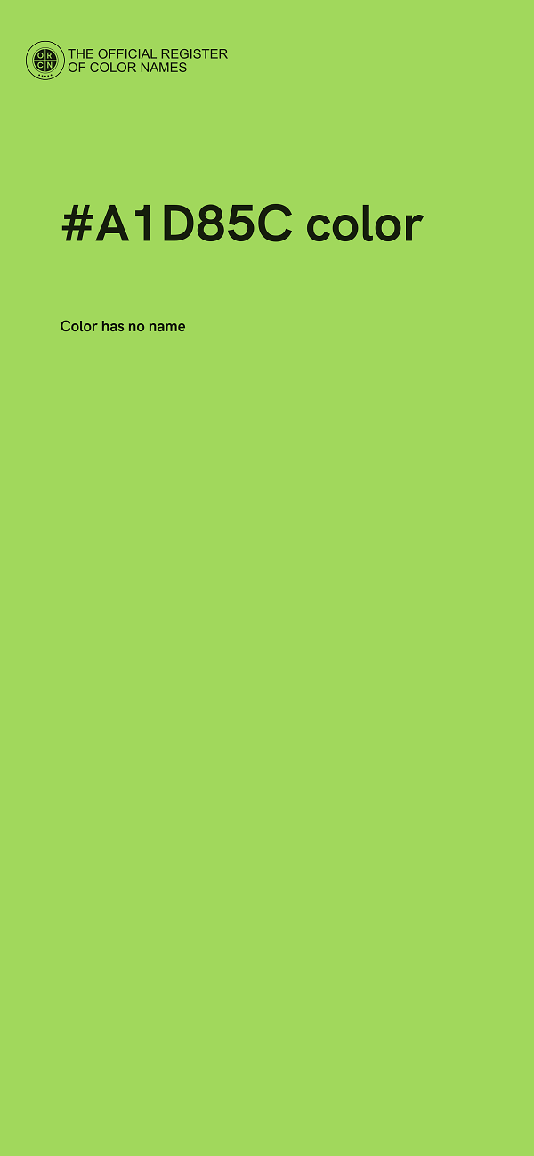 #A1D85C color image