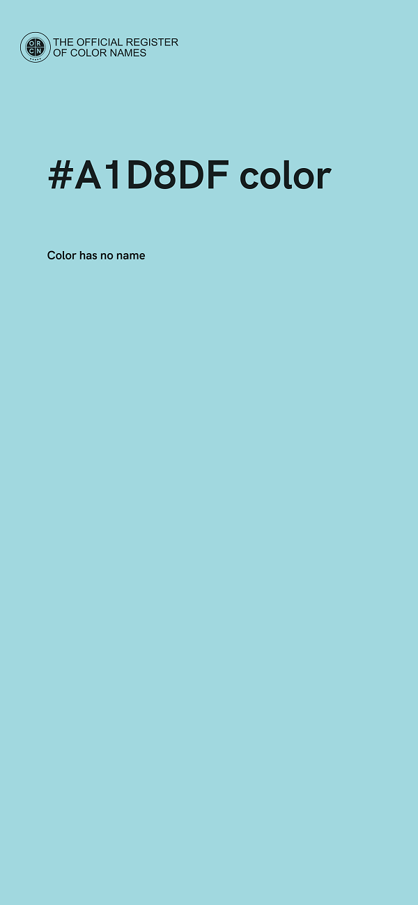 #A1D8DF color image
