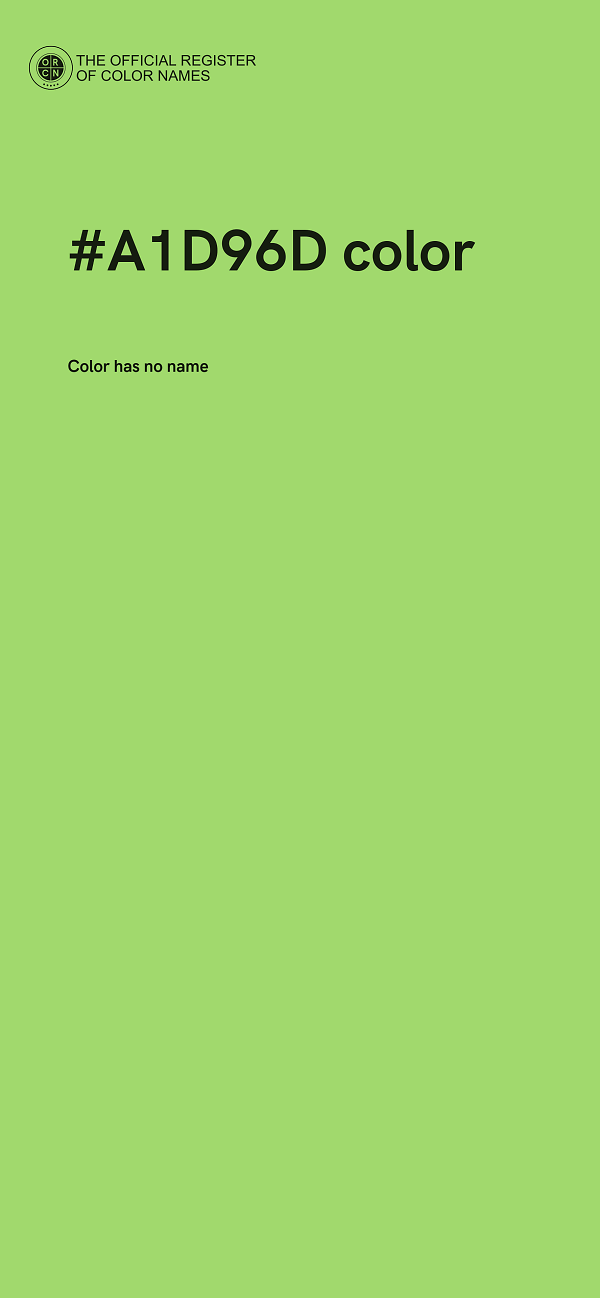 #A1D96D color image