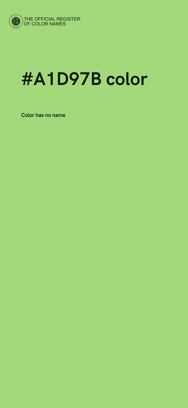 #A1D97B color image