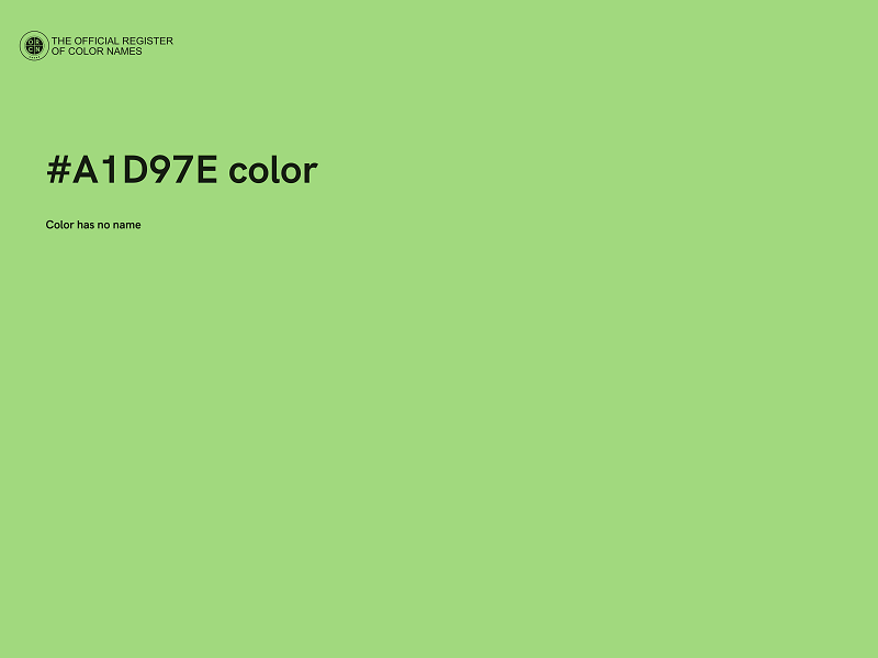 #A1D97E color image