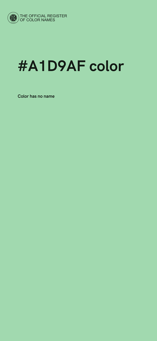 #A1D9AF color image