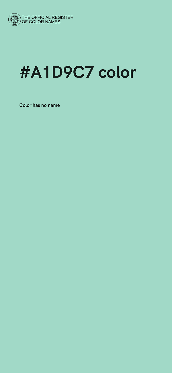 #A1D9C7 color image