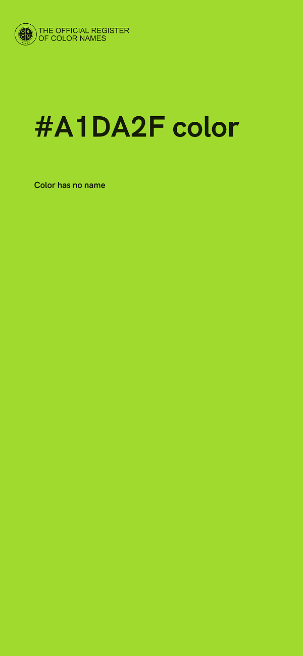 #A1DA2F color image