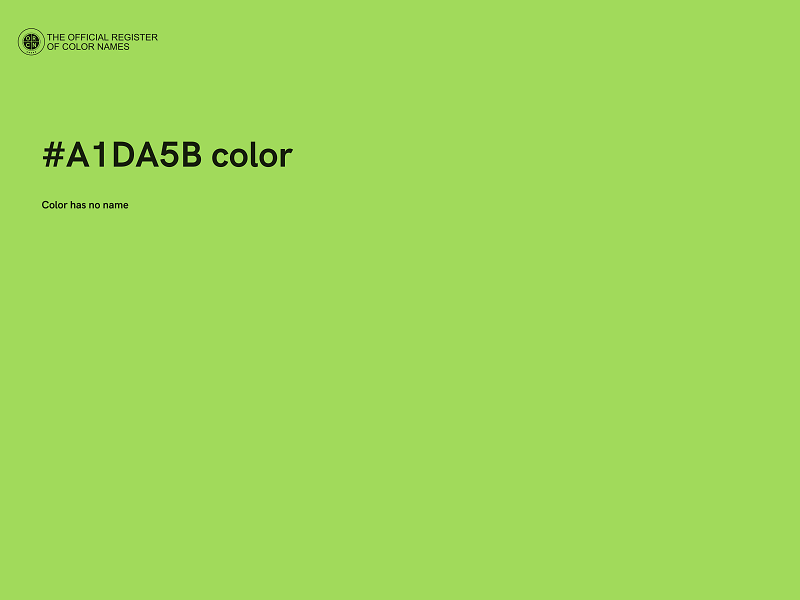 #A1DA5B color image