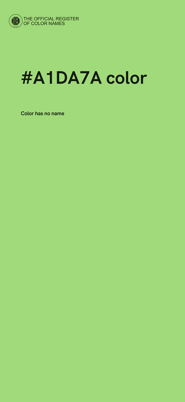 #A1DA7A color image