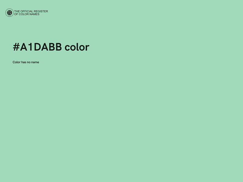 #A1DABB color image