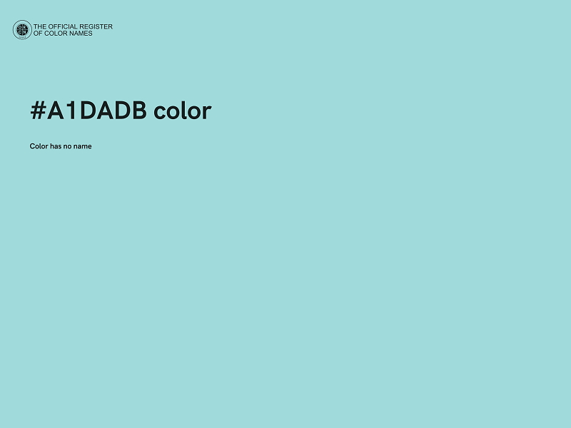 #A1DADB color image