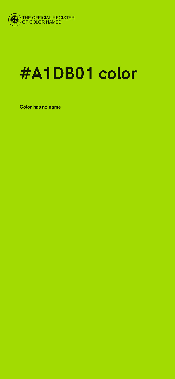 #A1DB01 color image