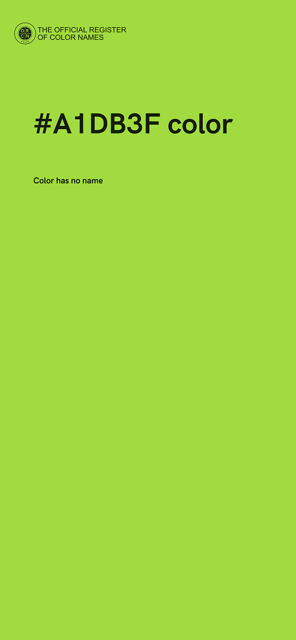 #A1DB3F color image