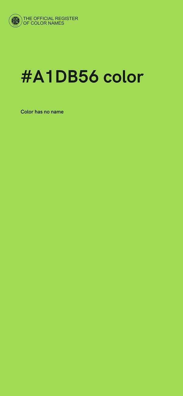 #A1DB56 color image