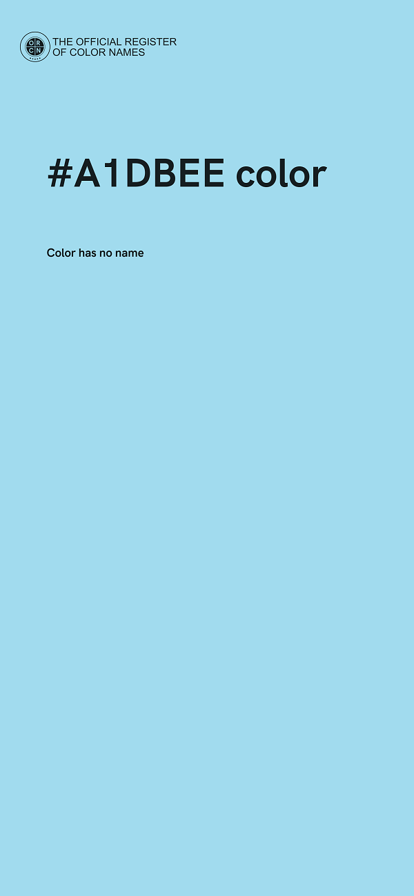 #A1DBEE color image