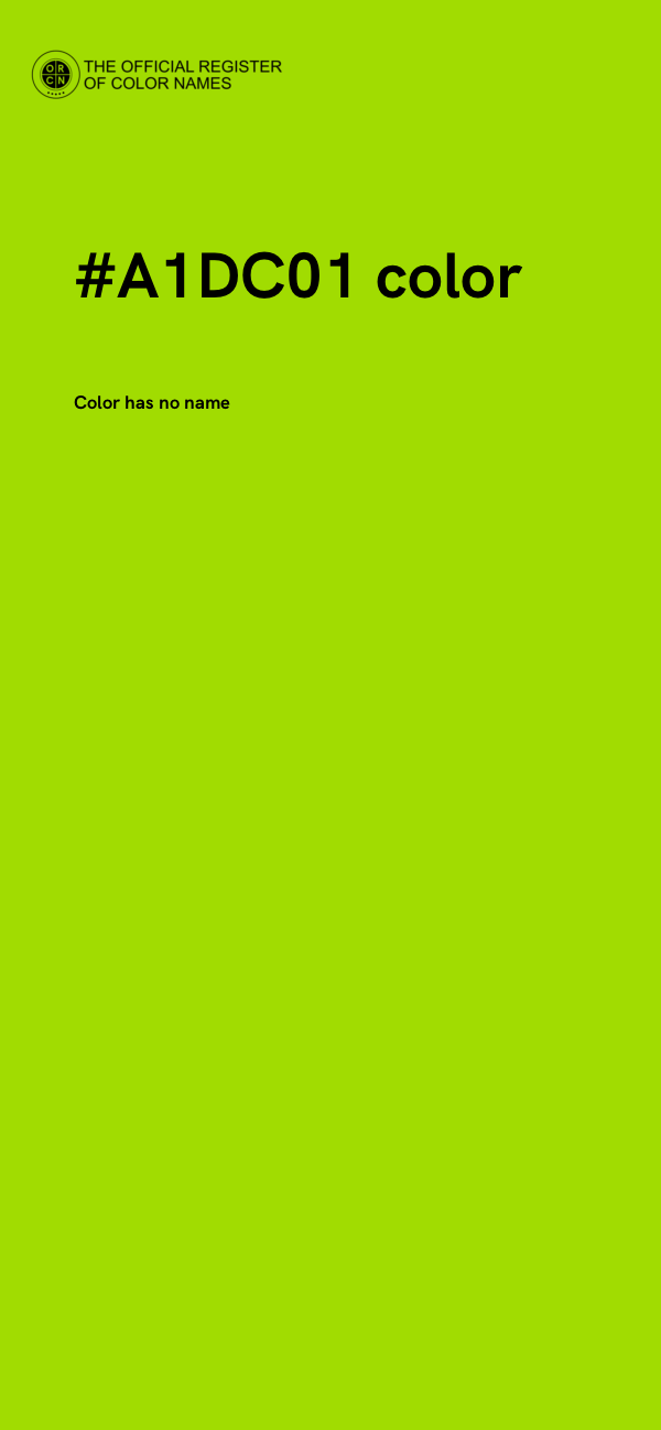 #A1DC01 color image