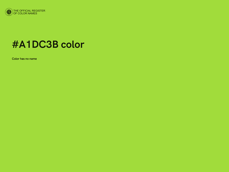 #A1DC3B color image