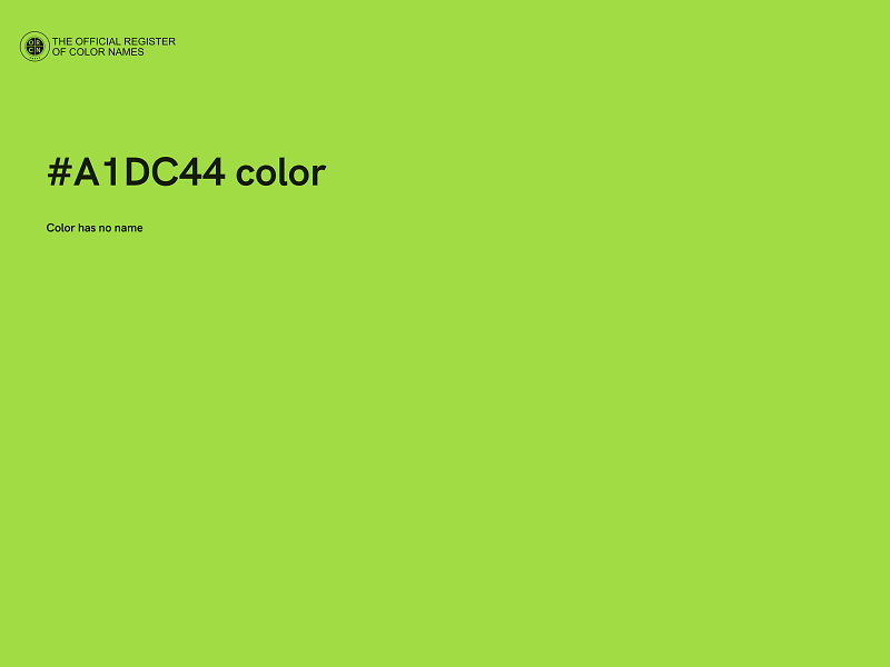 #A1DC44 color image