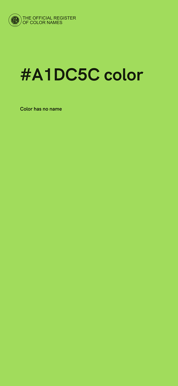 #A1DC5C color image