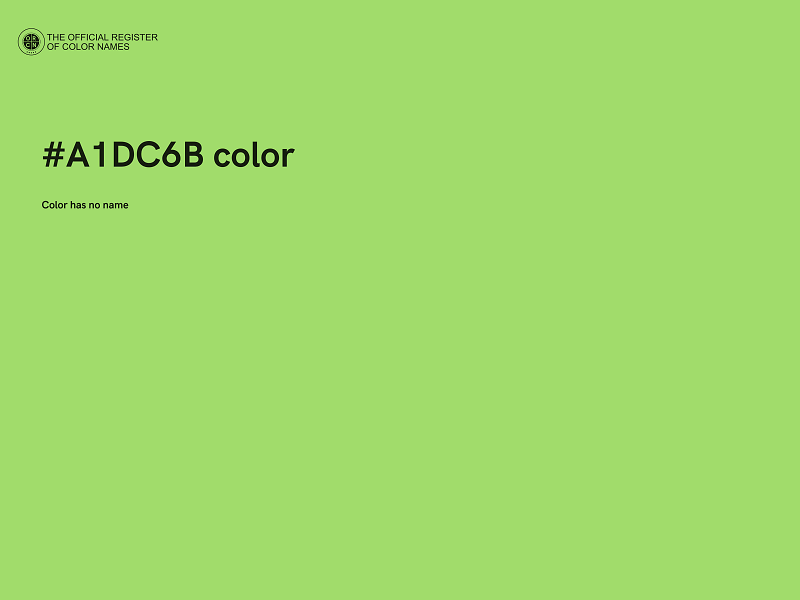 #A1DC6B color image