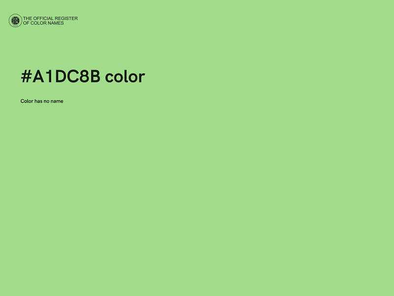 #A1DC8B color image