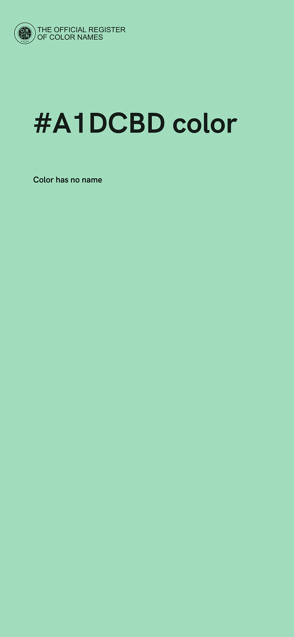 #A1DCBD color image
