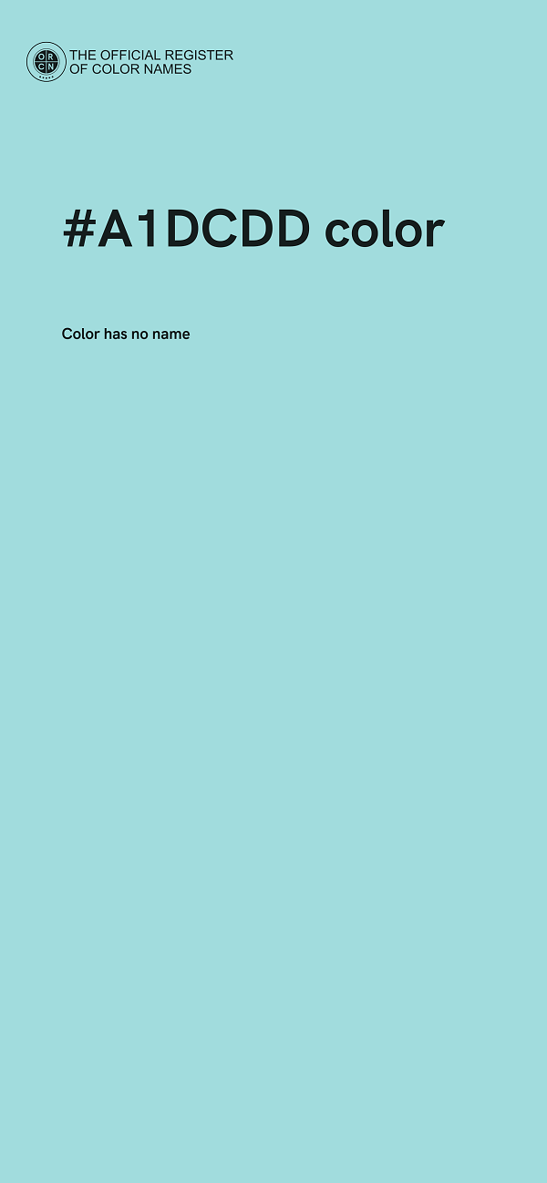 #A1DCDD color image