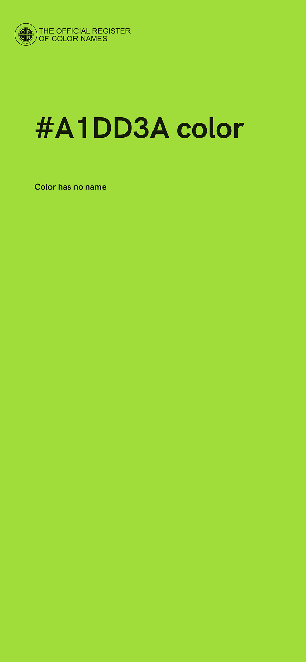 #A1DD3A color image