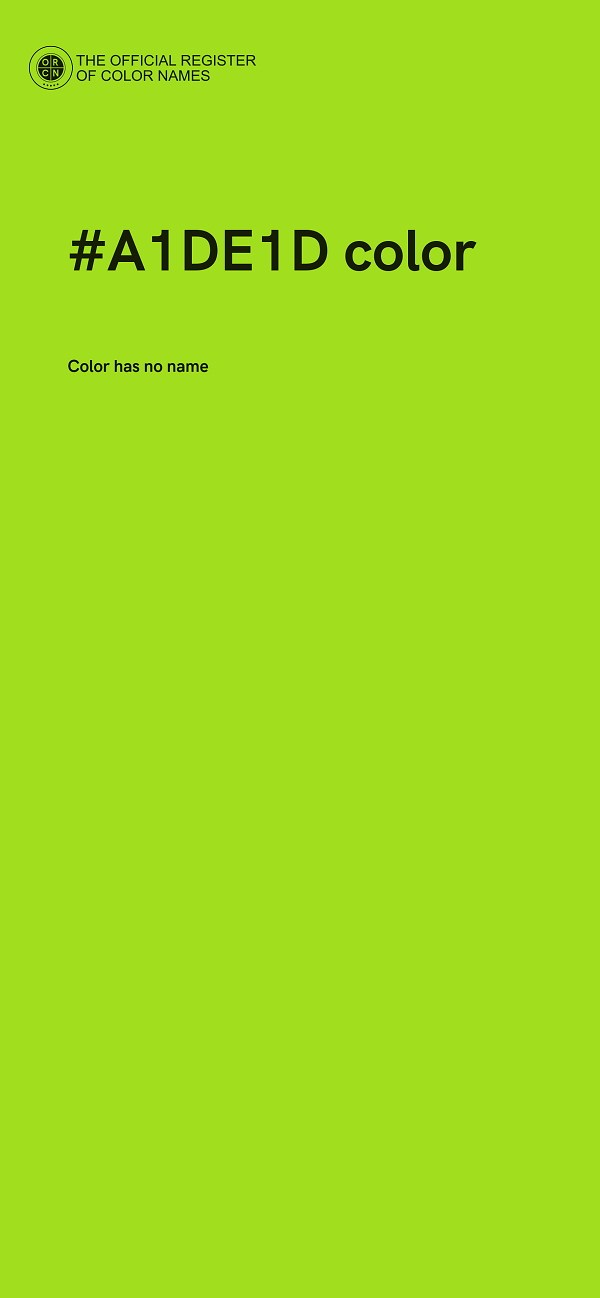 #A1DE1D color image