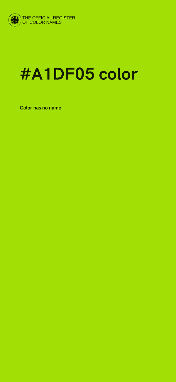 #A1DF05 color image
