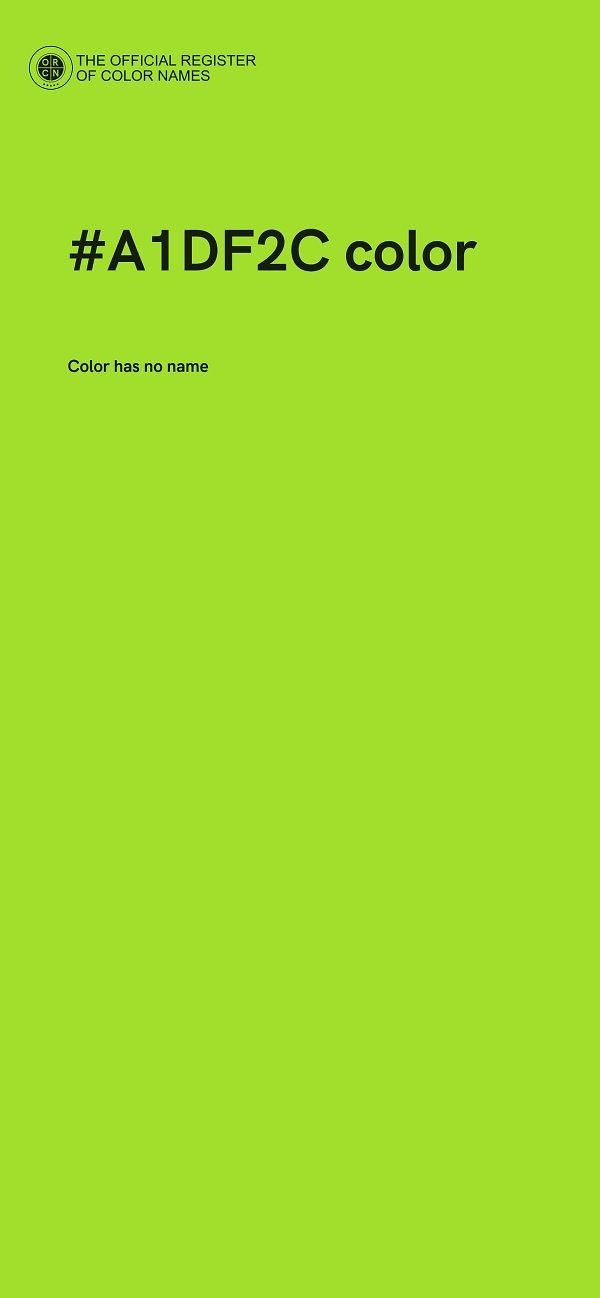 #A1DF2C color image