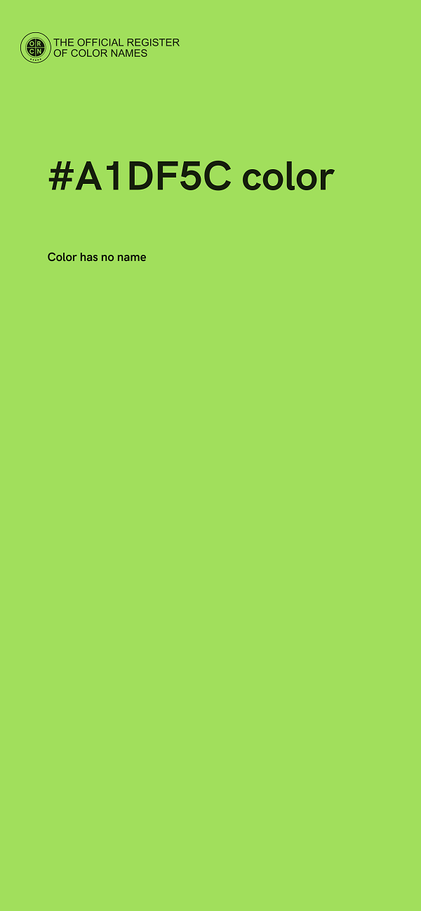 #A1DF5C color image
