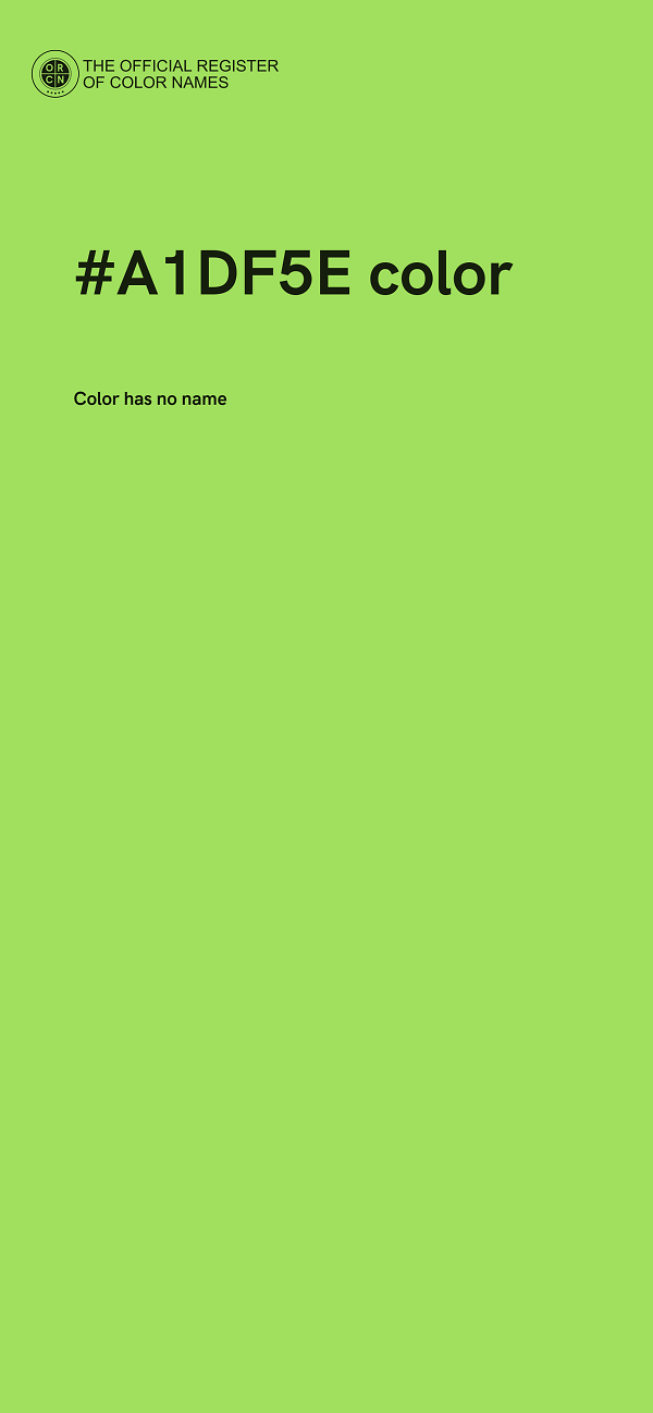 #A1DF5E color image