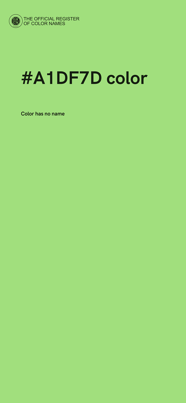 #A1DF7D color image
