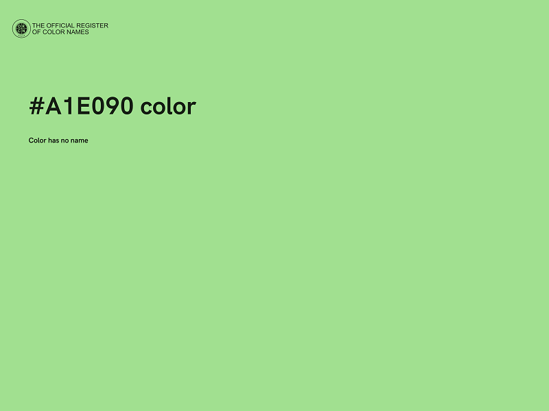 #A1E090 color image