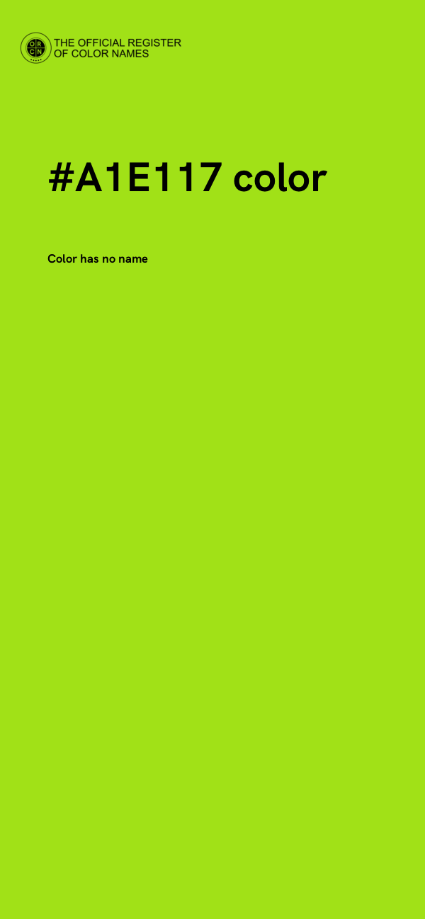 #A1E117 color image