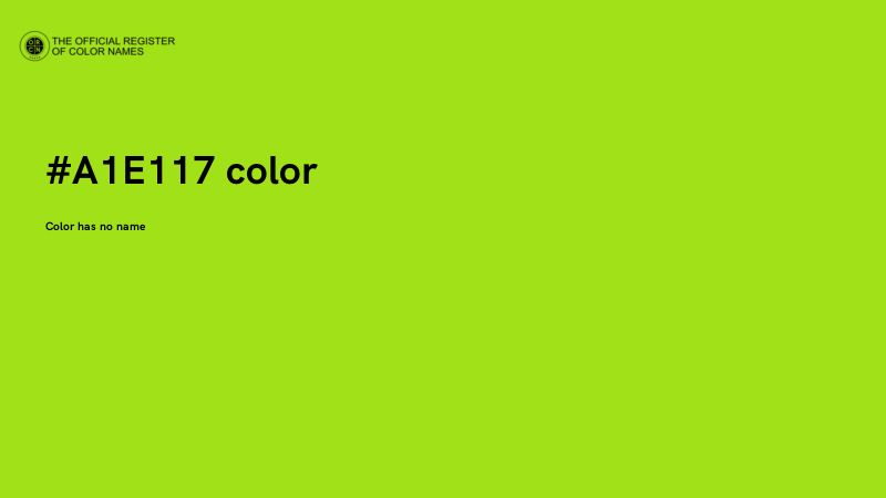 #A1E117 color image