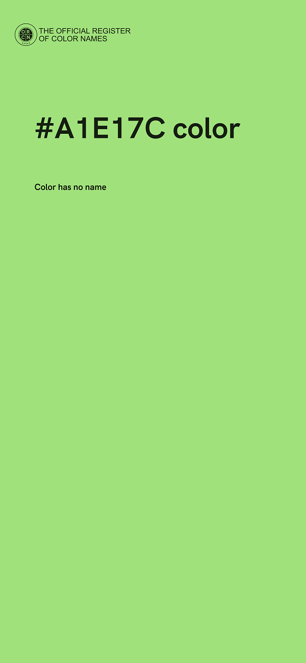 #A1E17C color image