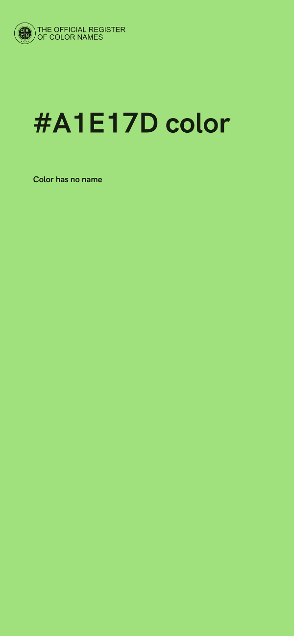 #A1E17D color image