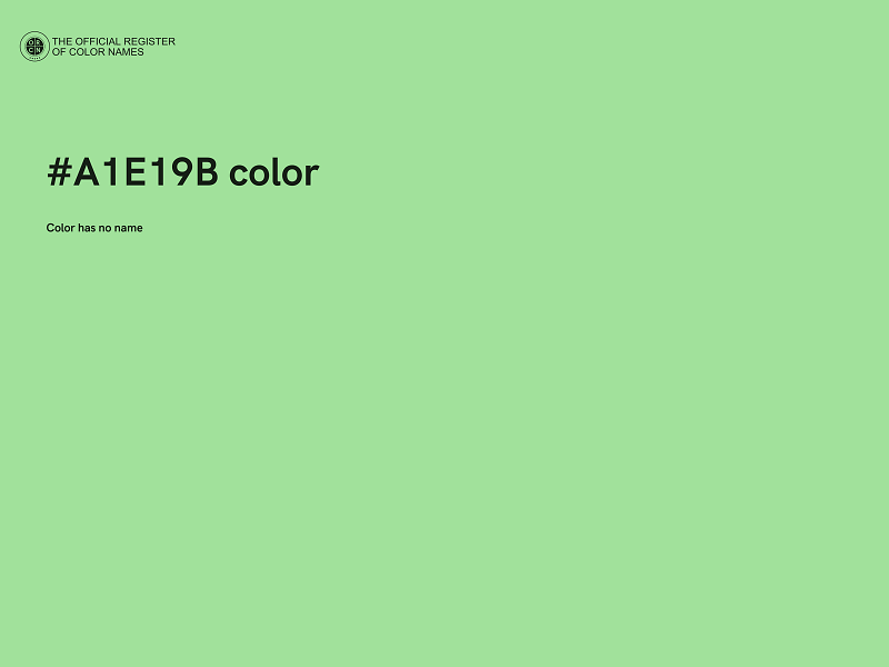 #A1E19B color image