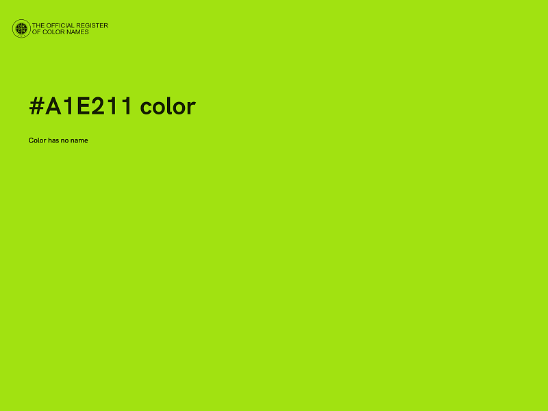 #A1E211 color image